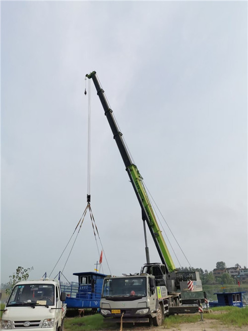 龙海市桥梁建设吊装案例